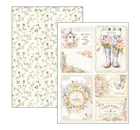 Paper set "Flower Shop"