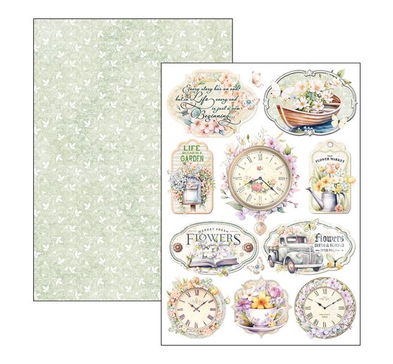 Paper set "Flower Shop"