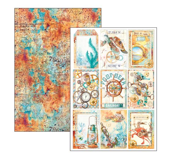 Paper set "Coral Reef"