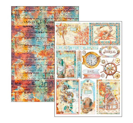 Paper set "Coral Reef"