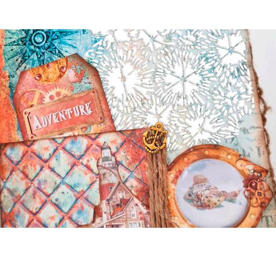 Stencil "Coral Reef - Fossils"