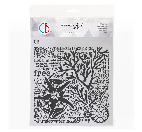 Stencil "Coral Reef - Underwater"