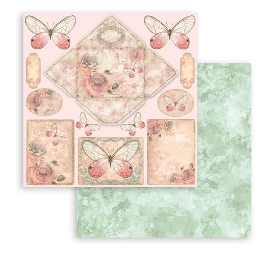 Scrapbooking Pad "Shabby Rose"