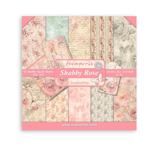 Scrapbooking Pad "Shabby Rose"