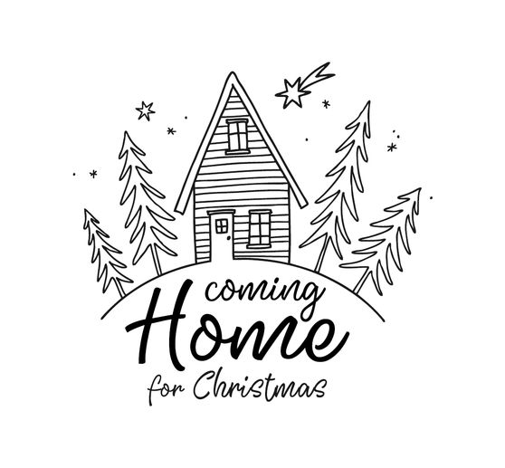 BUTTERER Stamp "Coming Home for Christmas"