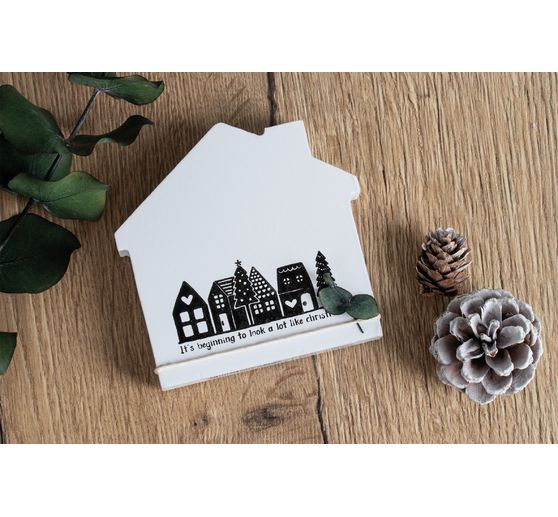 BUTTERER Stamp "Little town"