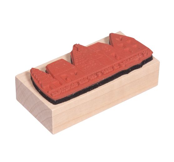 BUTTERER Stamp "Little town"