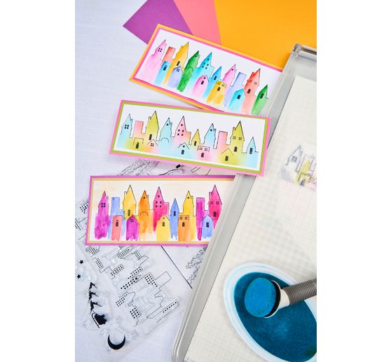 Sizzix Clear Stamp Set "Cosmopolitan - The View by Stacey Park"