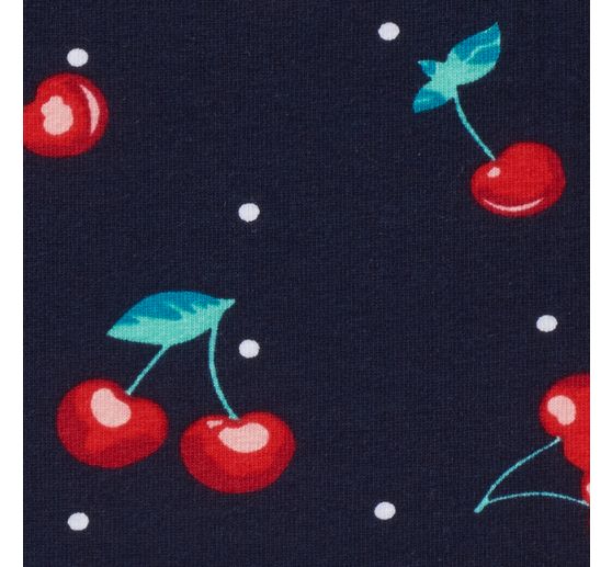 Tessuto jersey "Ciliegie"