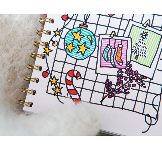 edding 1200 Penna colorata a pastello fine, set di 6 pezzi