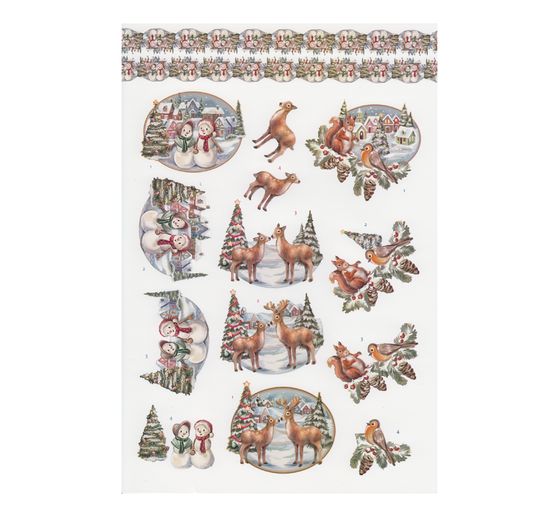 3D Punched sheet book "White Christmas Feelings"
