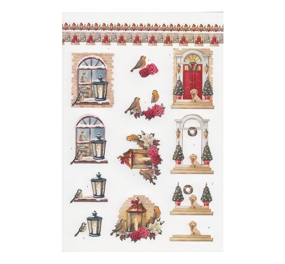 3D Punched sheet book "White Christmas Feelings"