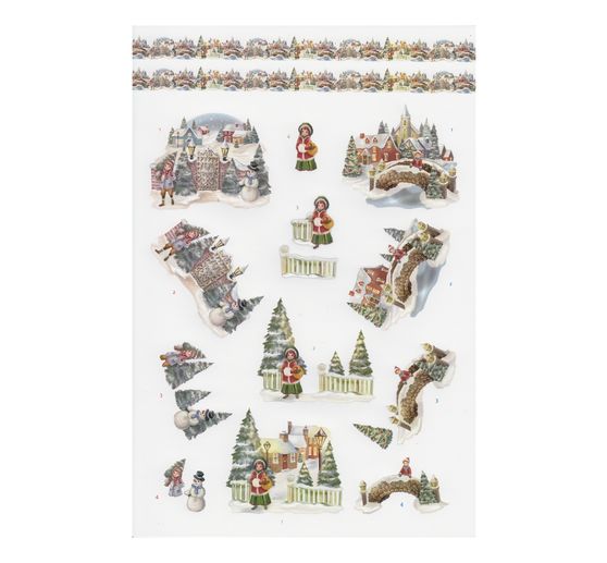 3D Punched sheet book "White Christmas Feelings"