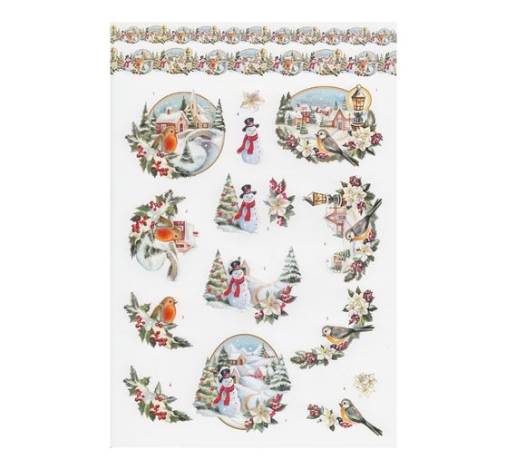 3D Punched sheet book "White Christmas Feelings"