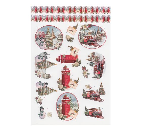 3D Punched sheet book "White Christmas Feelings"