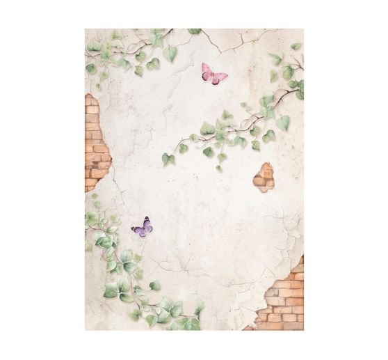 Sfondi in seta di paglia con motivi "Lavanda".