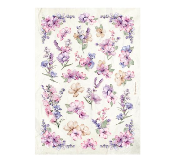 Motif straw silk assortment "Lavender"