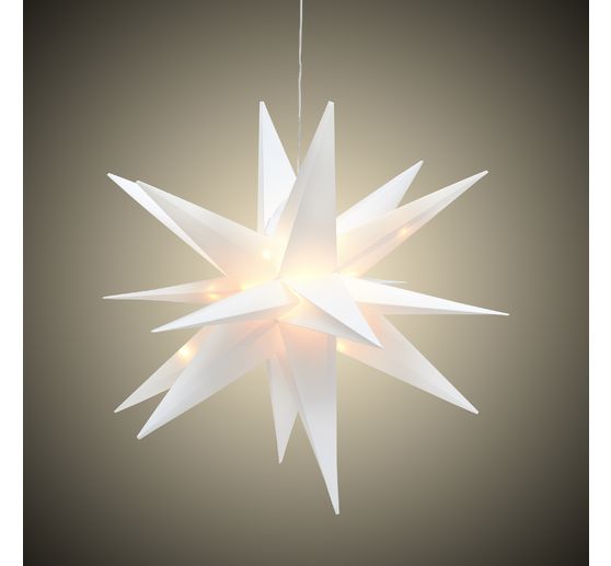 LED 3D star "Wega", White