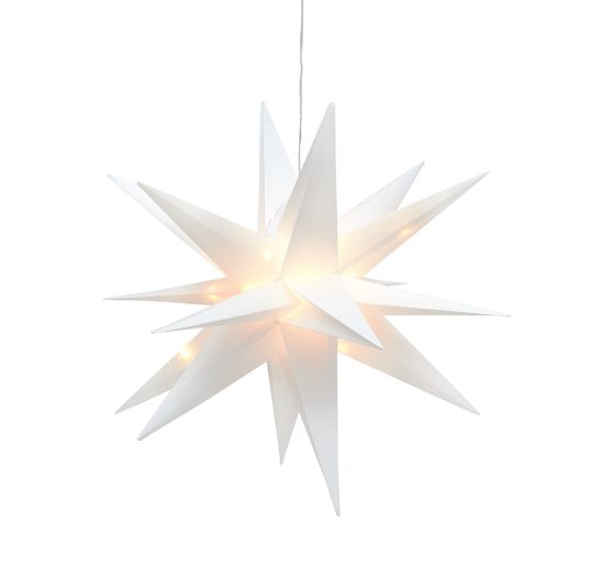 LED 3D star "Wega", White