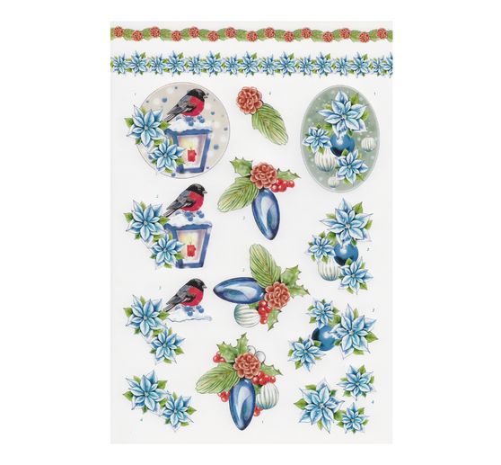 3D Punched sheet book "Christmas Baubles"