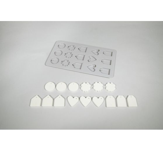 Silicone casting mould "Mini decoration pendant"