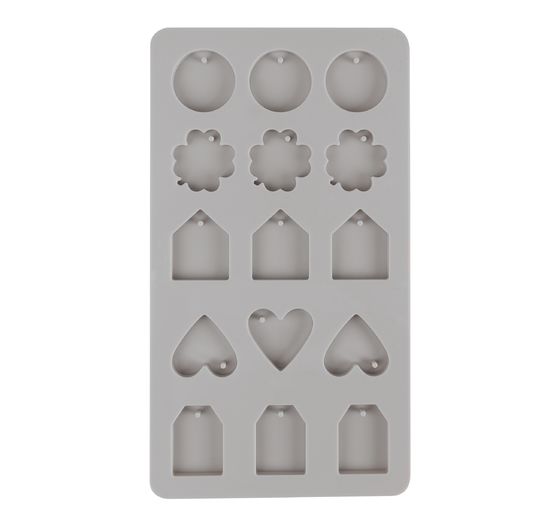 Silicone casting mould "Mini decoration pendant"