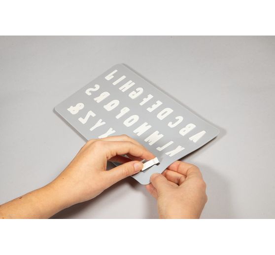 Silicone casting mould "Mini ABC"