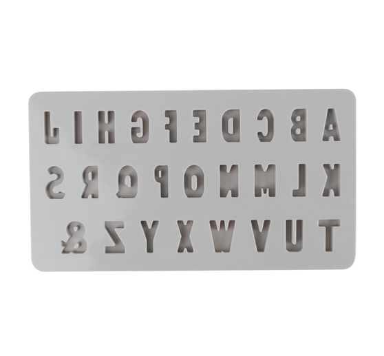 Silicone casting mould "Mini ABC"