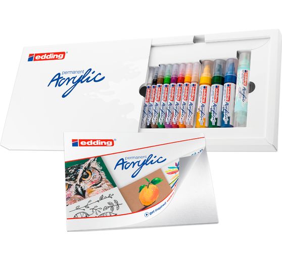 edding Acrylic "Acrylic marker - Basic", set of 12