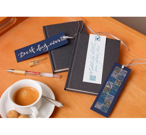 rullo gel metallizzato edding, 2185, set di 5