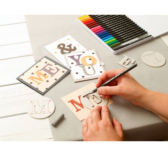 penna a colori edding 1300, set da 20