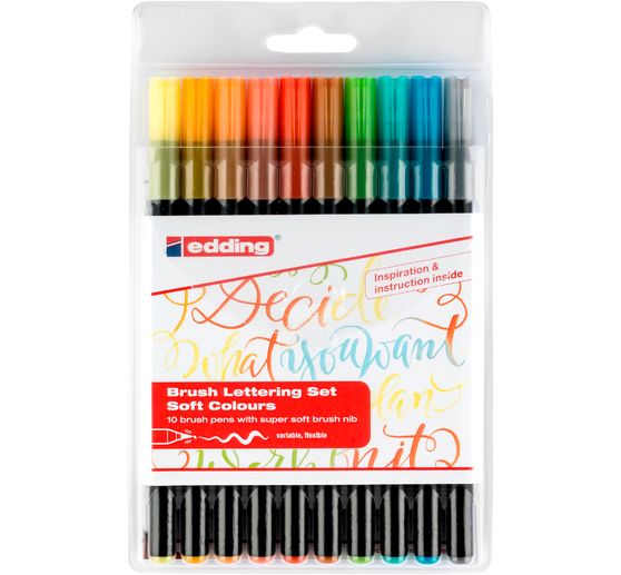 edding 1340 "Brush Lettering", set of 10