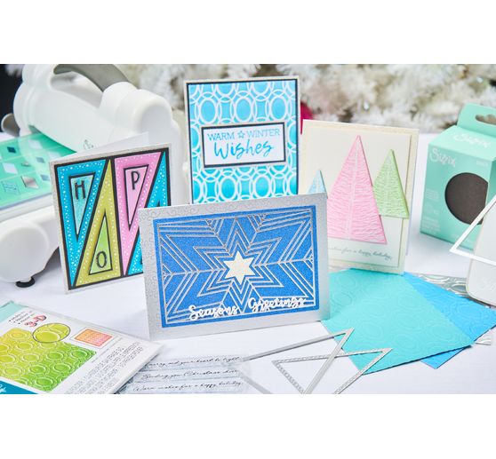 Sizzix Thinlits fustella "Cosmopolitan Christmas - Star Bright di Stacey Park".