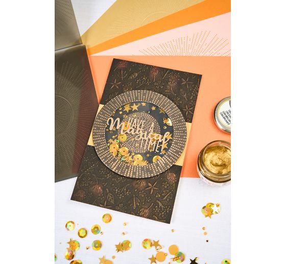Sizzix A6 Stencil "Cosmopolitan - Shine Bright by Stacey Park"