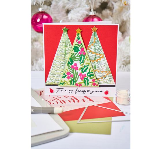 Sizzix Framelits Punching template "Triangles by Stacey Park"