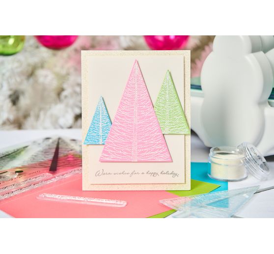 Sizzix Framelits Punching template "Triangles by Stacey Park"
