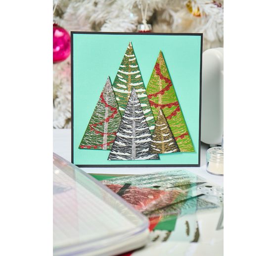 Sizzix Framelits Punching template "Triangles by Stacey Park"