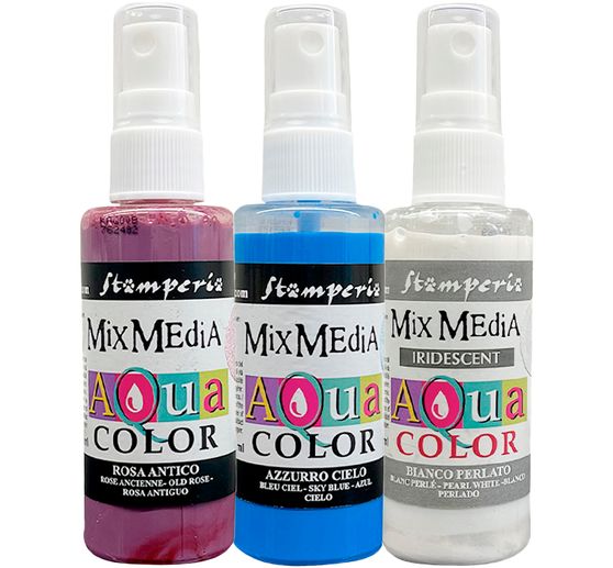 Stamperia Aquacolor "Lavender", set of 3