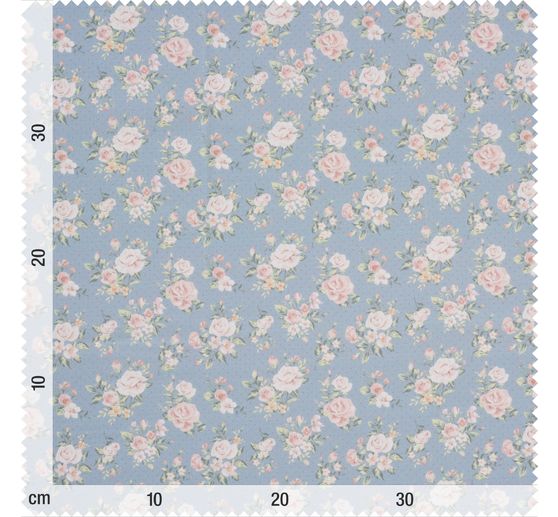 Cotton fabric "Mathilda's World - Roses"