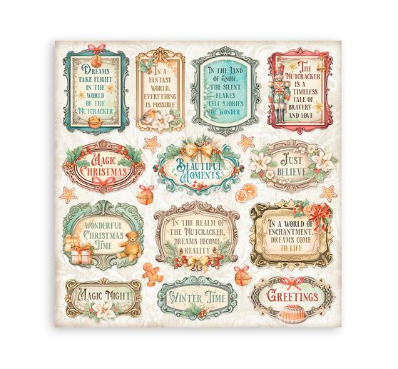 Blocco di scrapbook "Lo schiaccianoci"