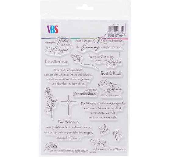 VBS Silicone stamp "Condolence"