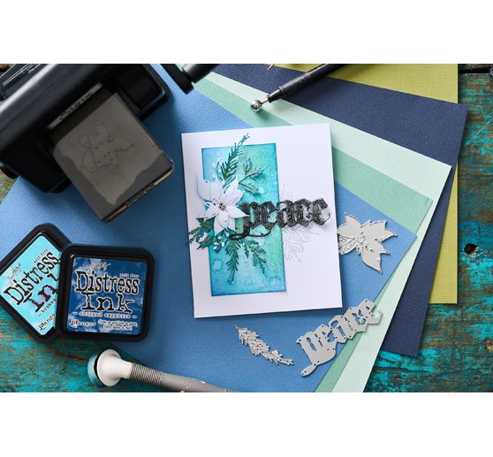 Fustella Sizzix Thinlits "Vault Festive Wreath by Tim Holtz"