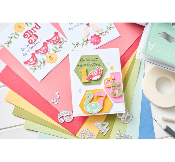 Sizzix Thinlits Punching template "Hanging Ornament Box by Catherine Pooler"