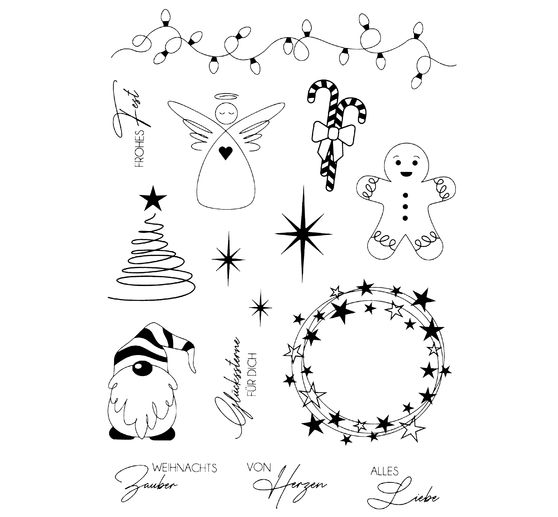 VBS Silicone stamp "Christmas magic"