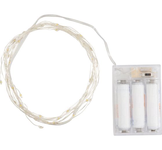 Micro LED light chain, 5 strands, with timer