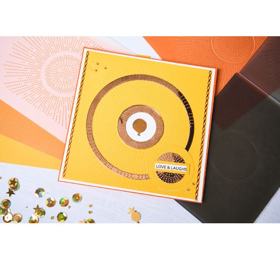 Sizzix 3D Embossing template "Cosmopolitan - Shine Bright by Stacey Park"