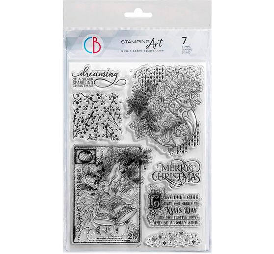 Silicone stamp "Elegance of Blue"