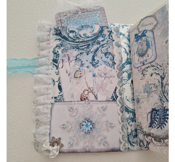 Silicone stamp "Elegance of Blue"