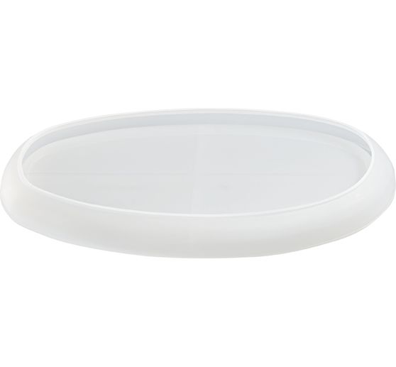 Silicone casting mould "Oval asymmetrical bowl"