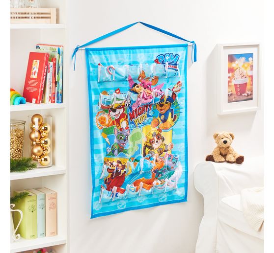 Advent calendar fabric panel "Paw Patrol Mighty Pups", approx. 150 x 80 cm